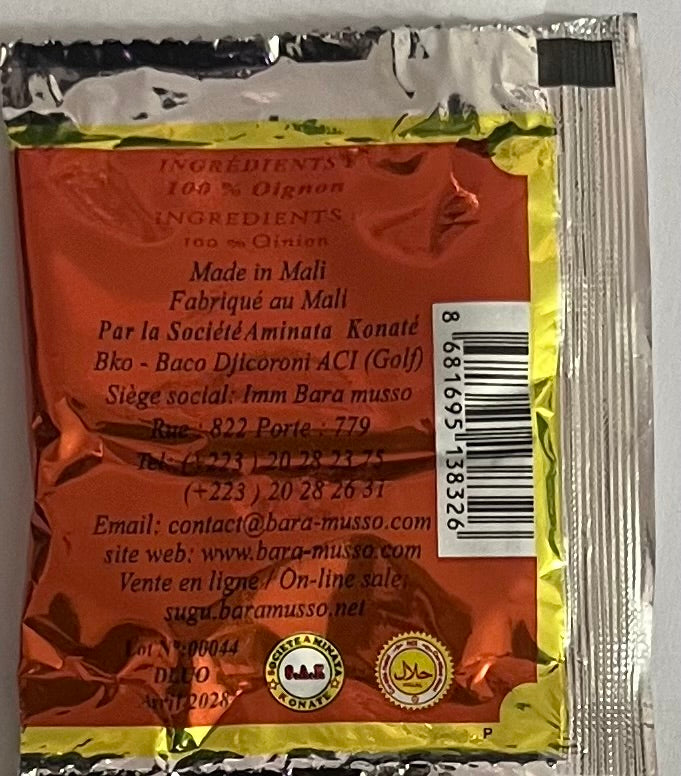 Poudre d'oignon-Bara Musso X10