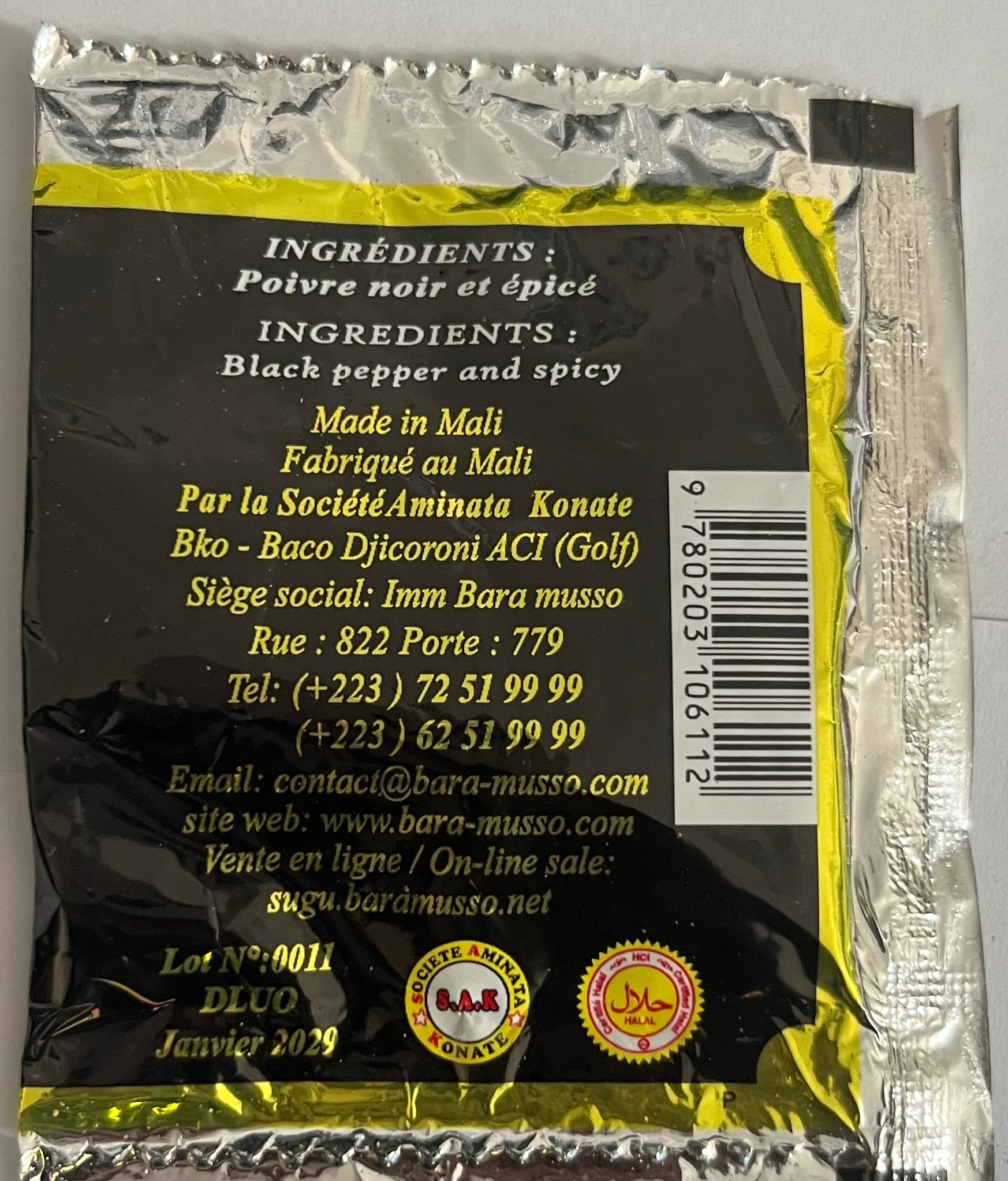 Poivre épice-Barra Musso x10