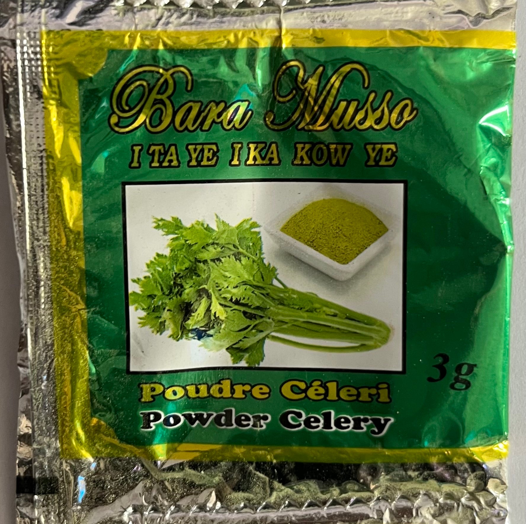 Poudre de célery-Bara Musso x10