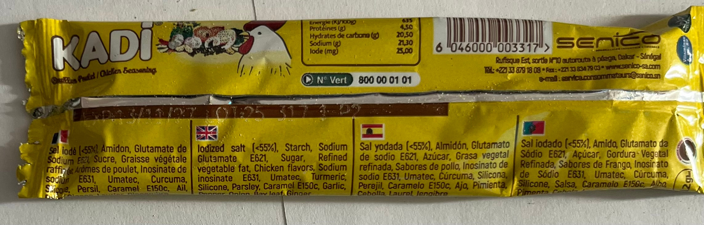 Bouillon poulet-KADI x10